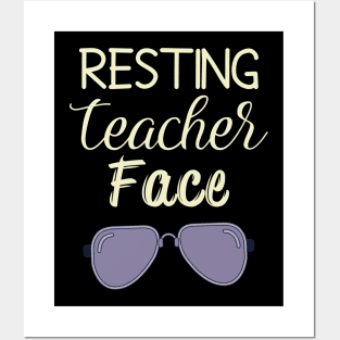 Resting Teacher Face Posters and Art